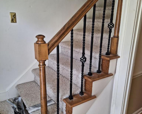 Happy Handyman Repair Railing completed project